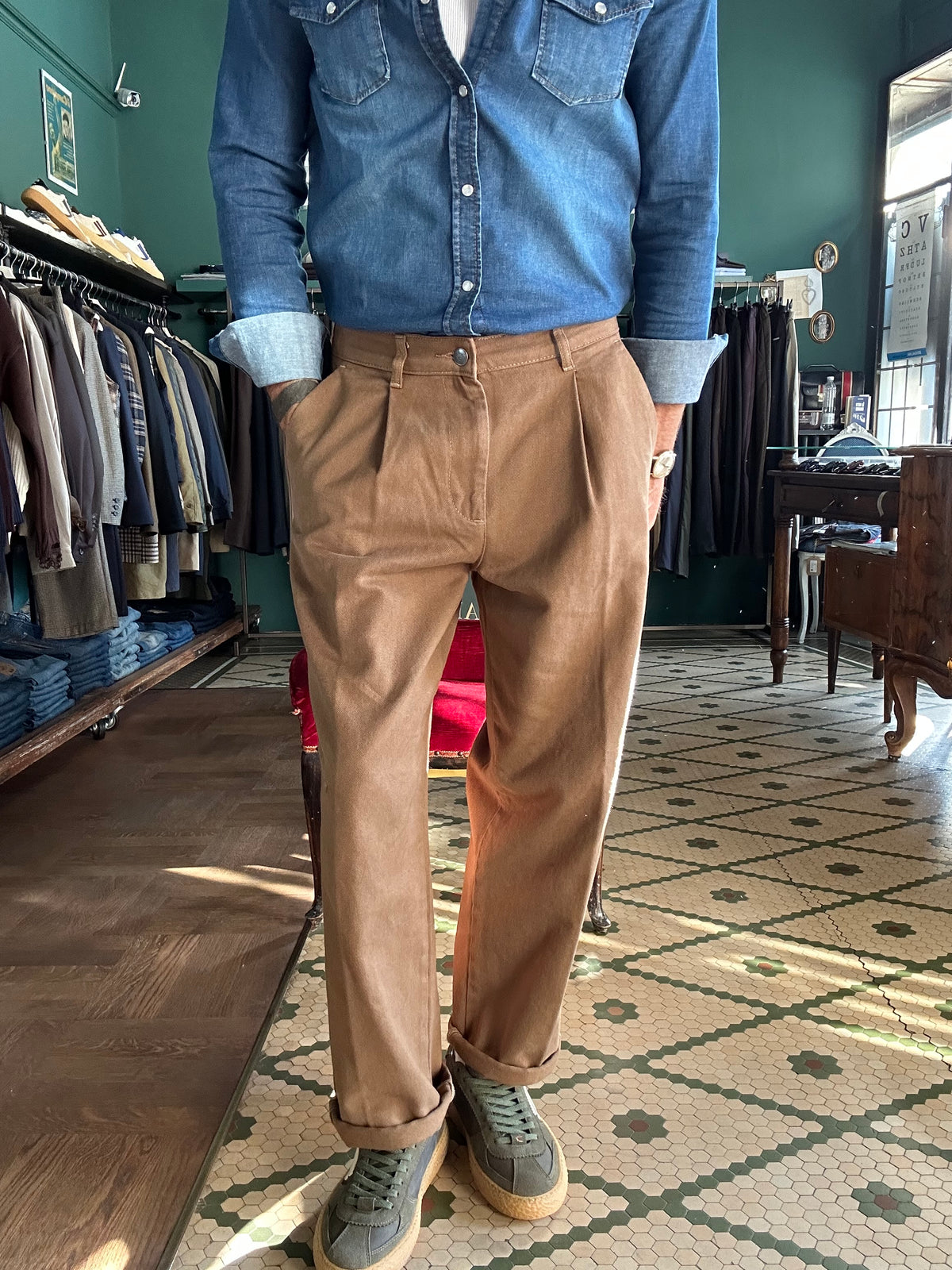 Pantalone Delamere chino fit