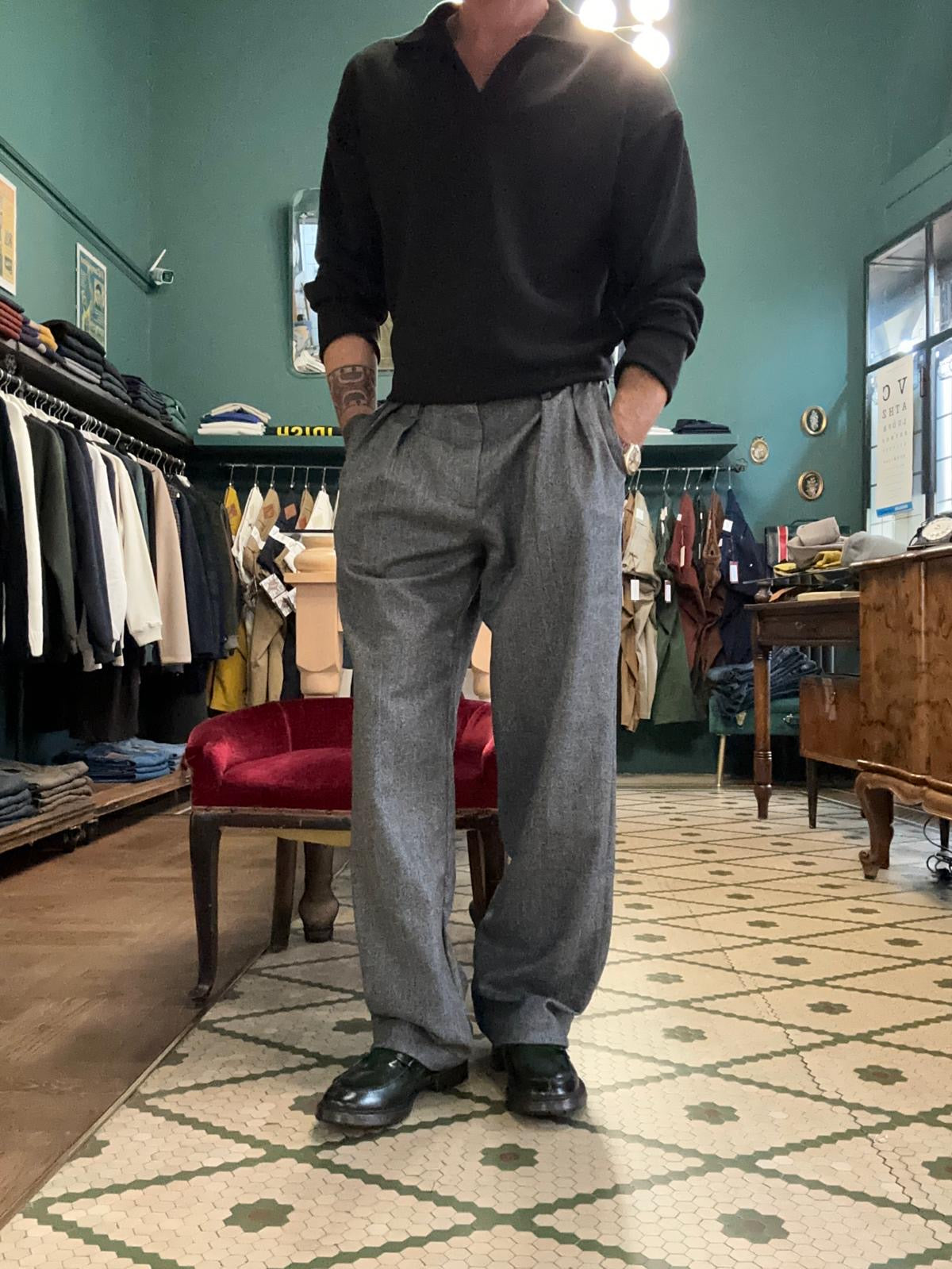 Yan Simmon Pantaloni Vardar in lana