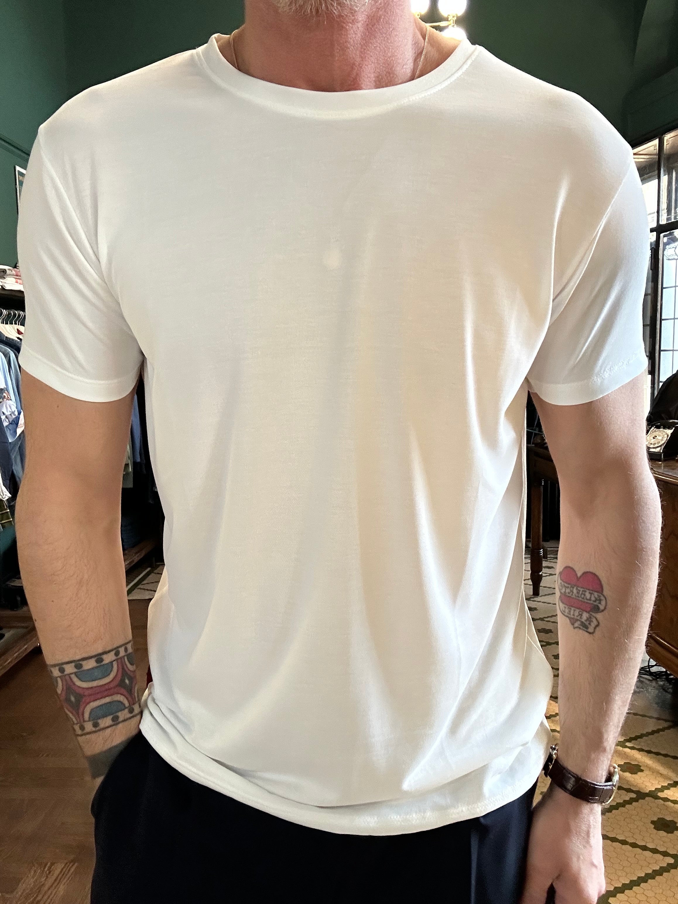 T-shirt Kevin basic modal blend