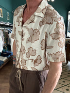 Camicia collo Hawaii fantasia floreale