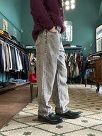 jeans cleveland wide fit lavaggio grigio