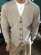 Cardigan costa inglese 80% lana