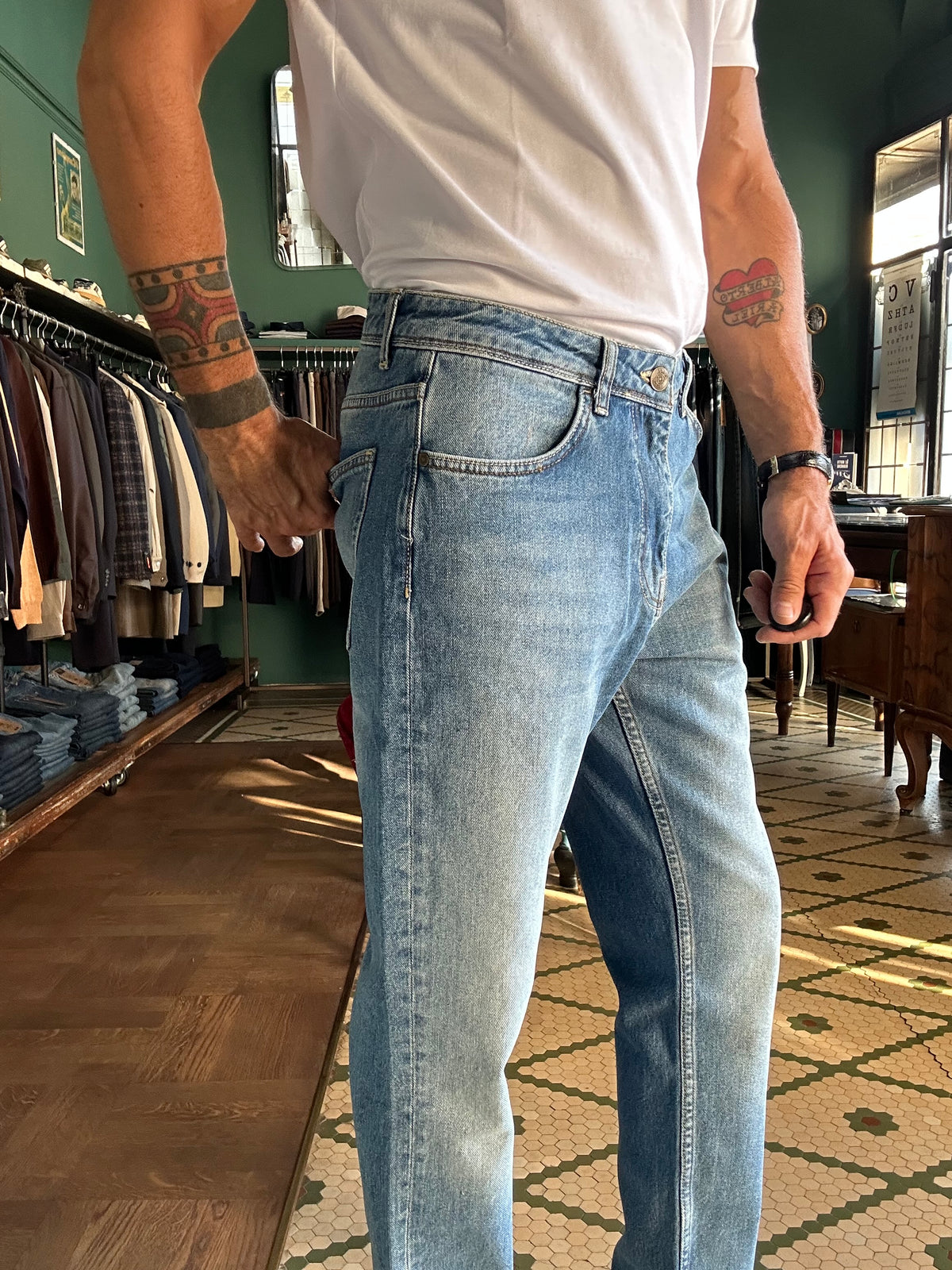 Jeans Yellowstone cropped fit