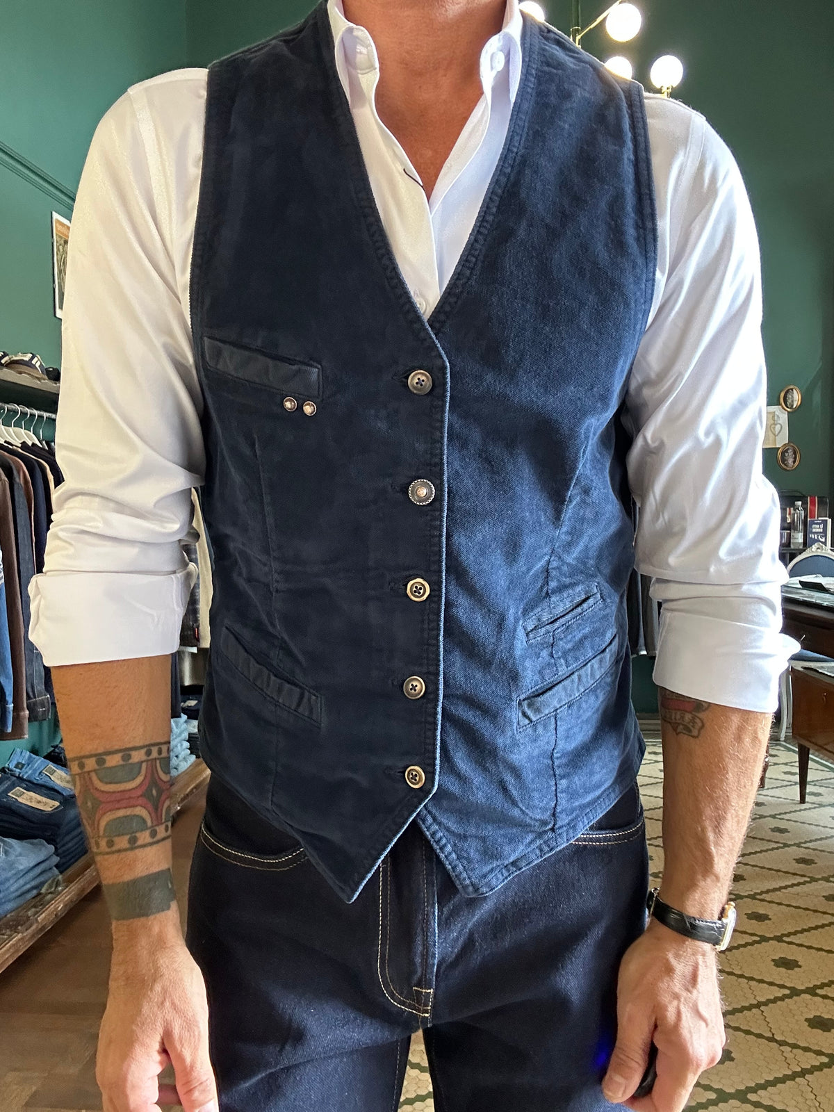 Gilet in fustagno Garry’s Earth