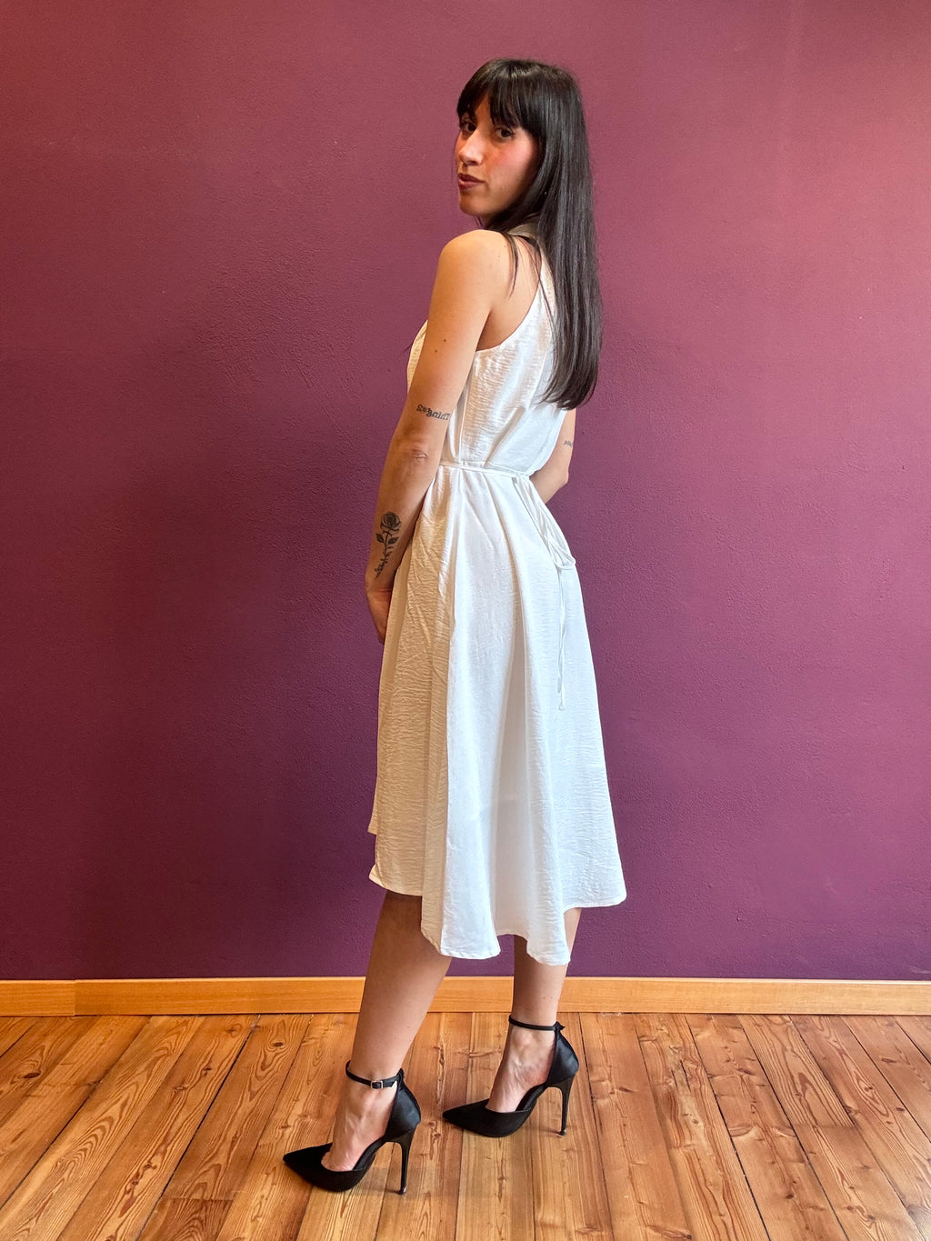 Vestito marilyn bianco