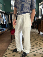 Pantalone Yan Simmon Vardar misto lino spigato