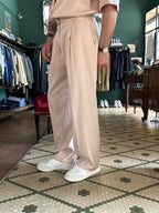 Silky baggy trousers