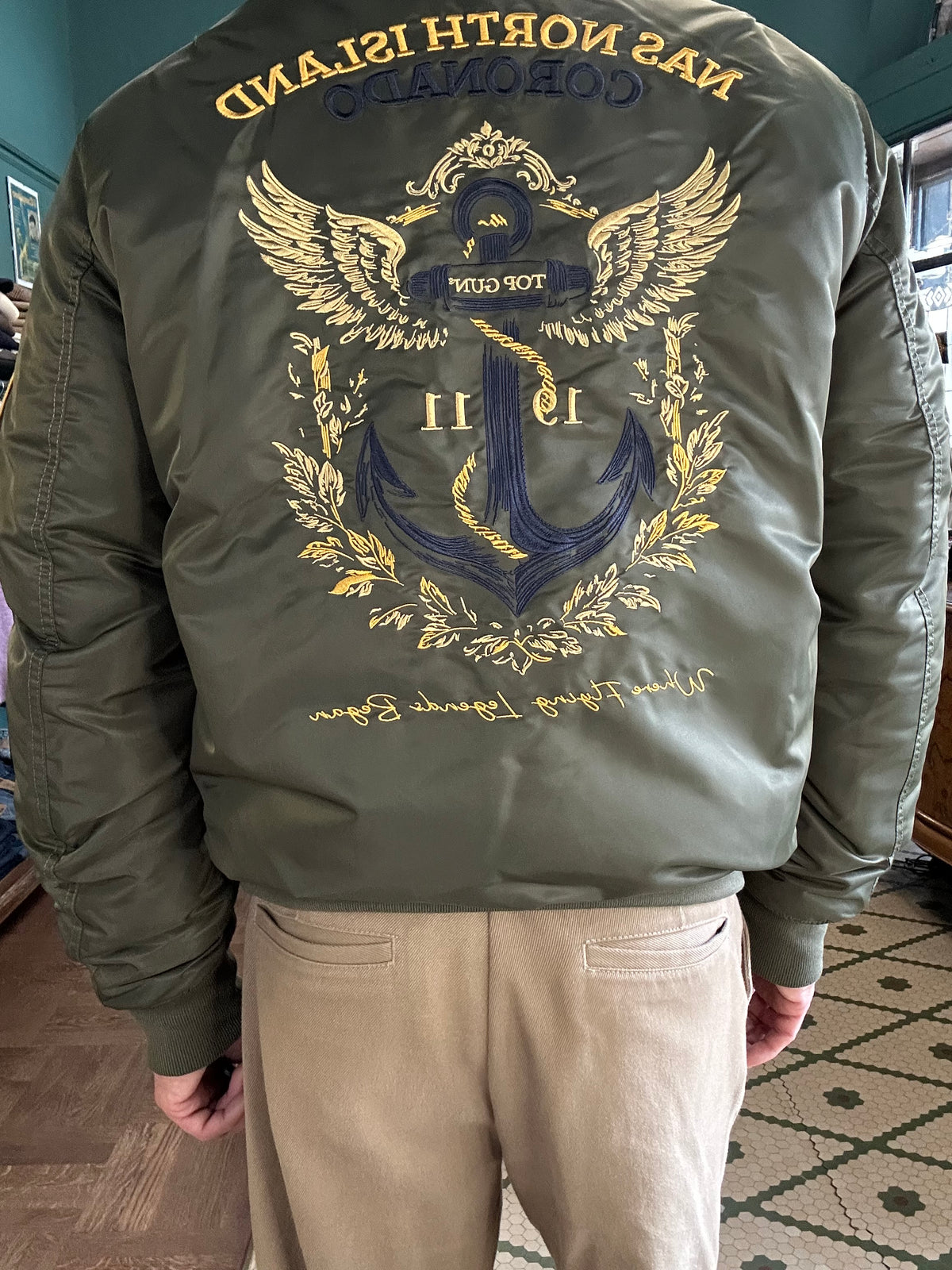 TOP GUN® PREMIUM CORONADO FLIGHT BOMBER JACKET
