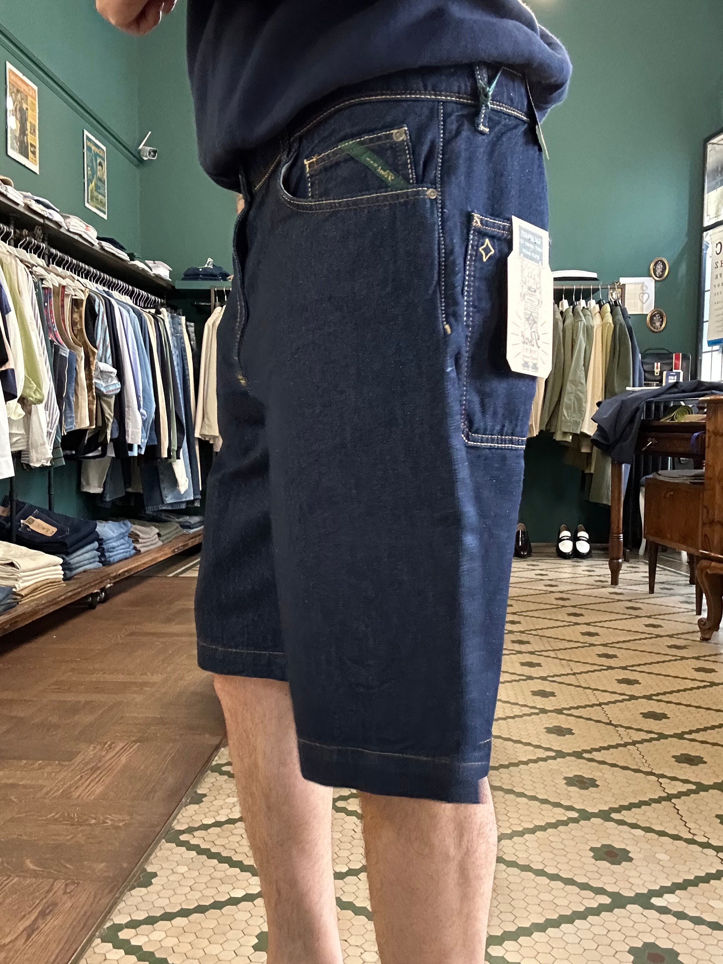 Bermuda galapagos in denim oversize
