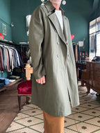 overcoat lined in cotton