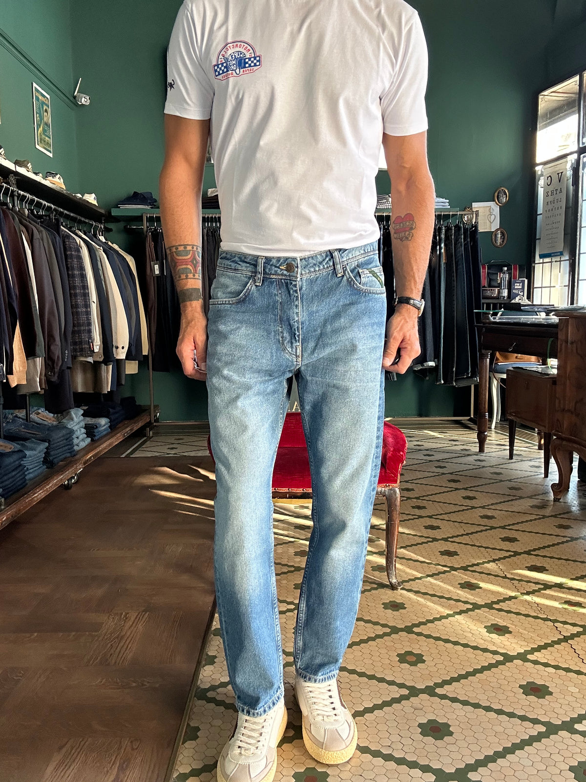 Jeans Yellowstone cropped fit