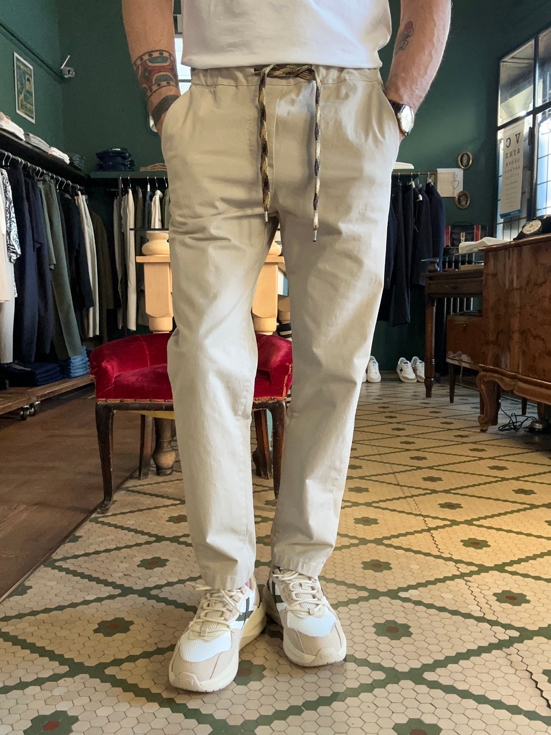 Pantalaccio in cotone operato