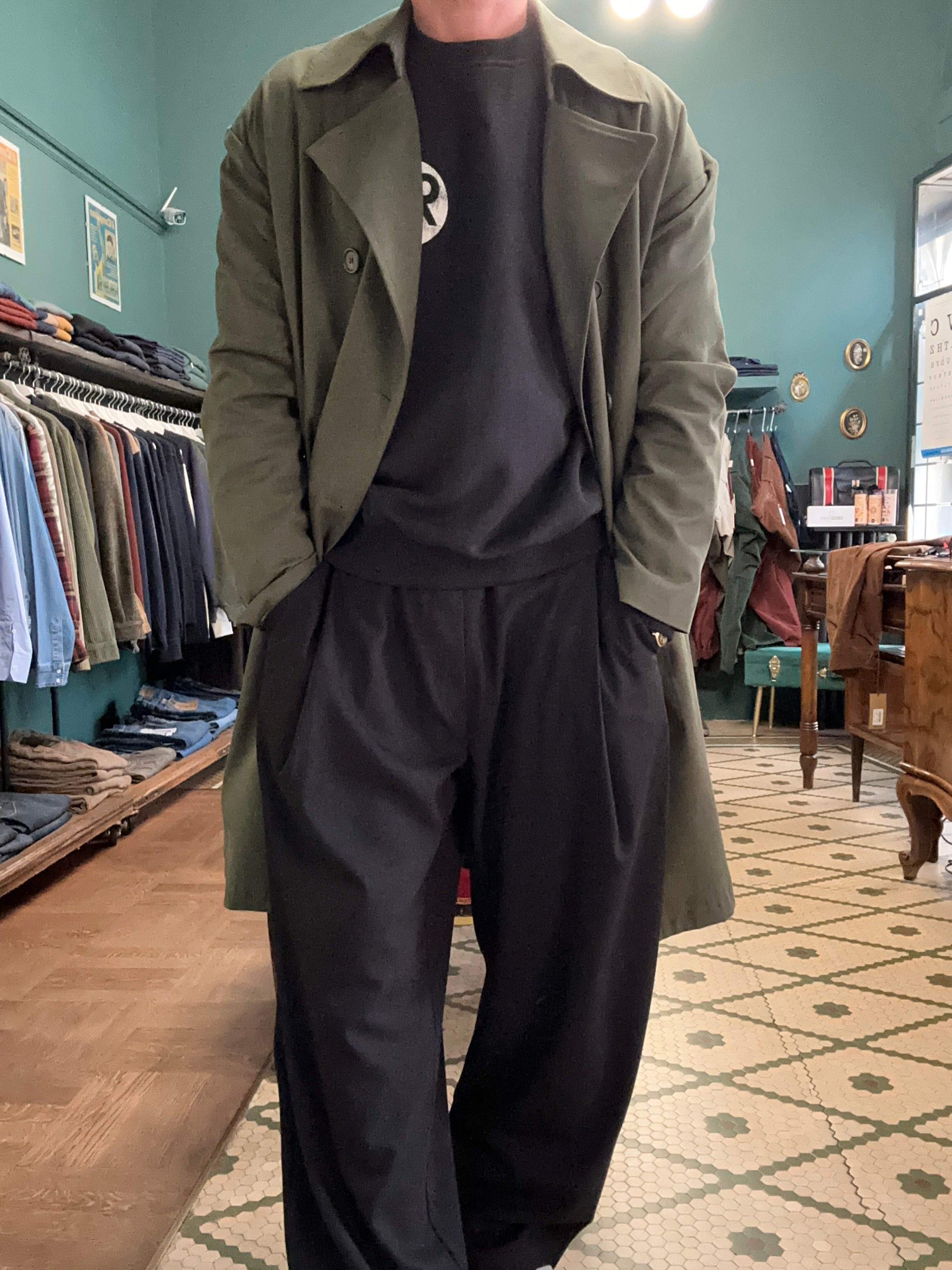 soprabito over foderato in cotone