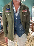 Overshirt militare garry’s earth