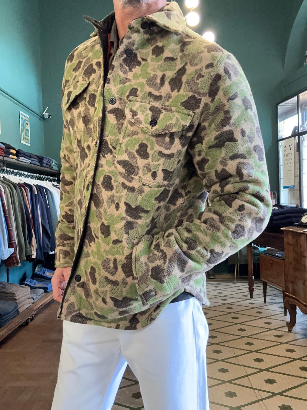 Giubbotto camicia chesapeake’s in lana