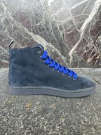 Panchic alte in suede cobalto e blu elettrico