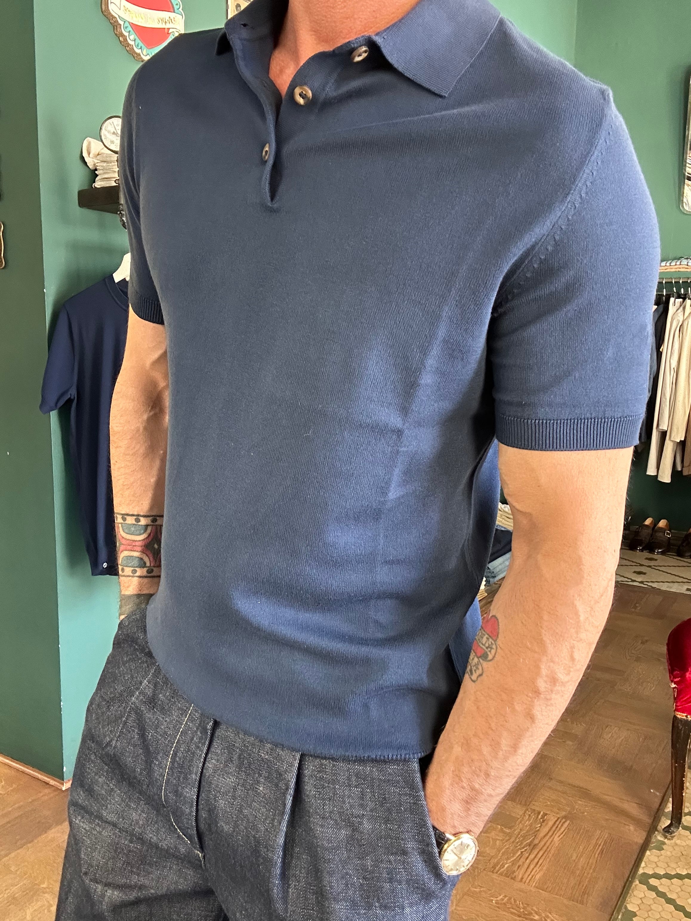 Polo 100% maglina di cotone made in italy