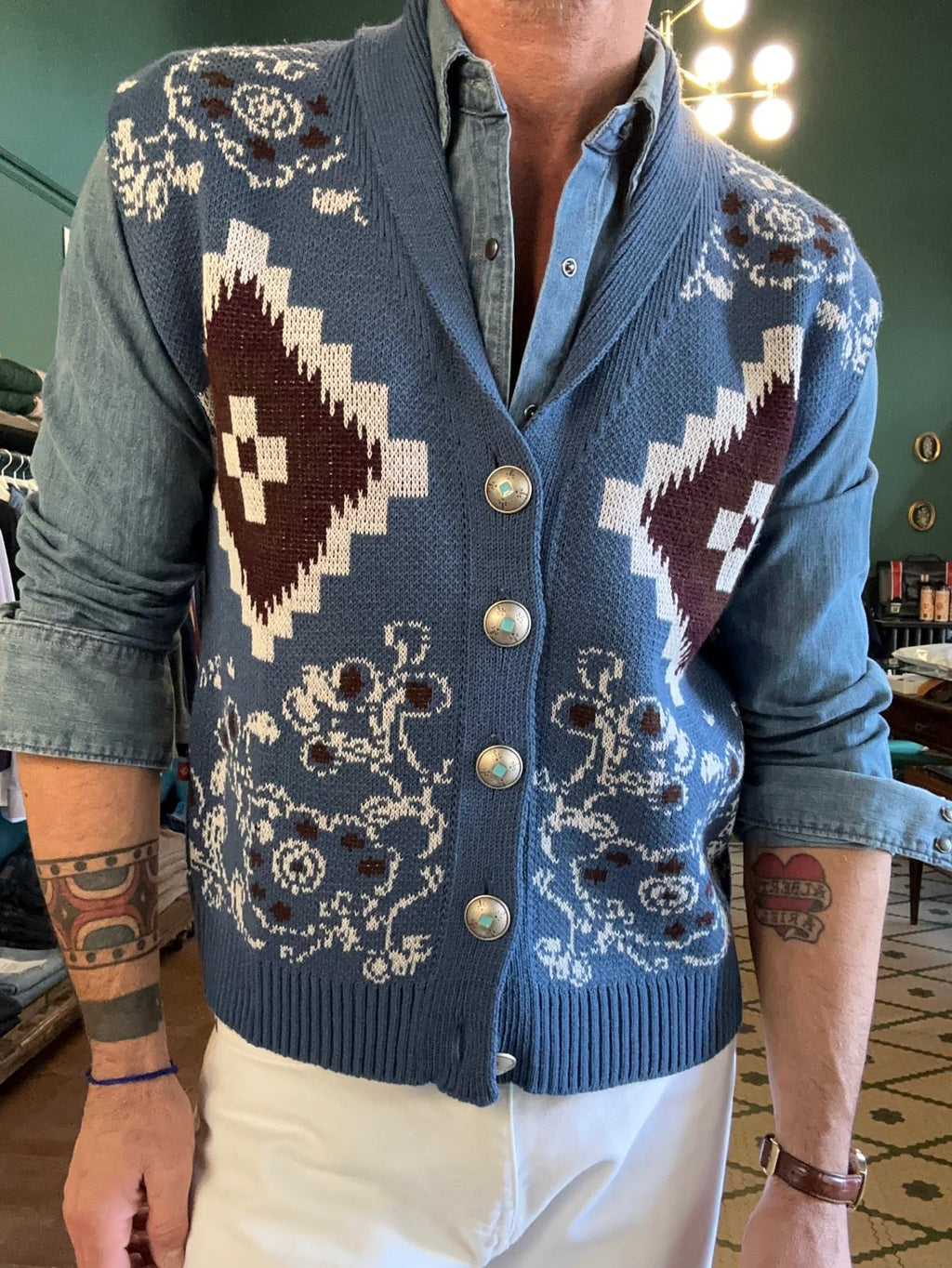 Gilet Telacruda “Montana” in misto lana