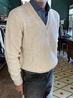 Maglione scollo V
