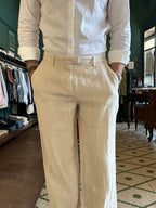 100% Linen baggy Ghibli trousers