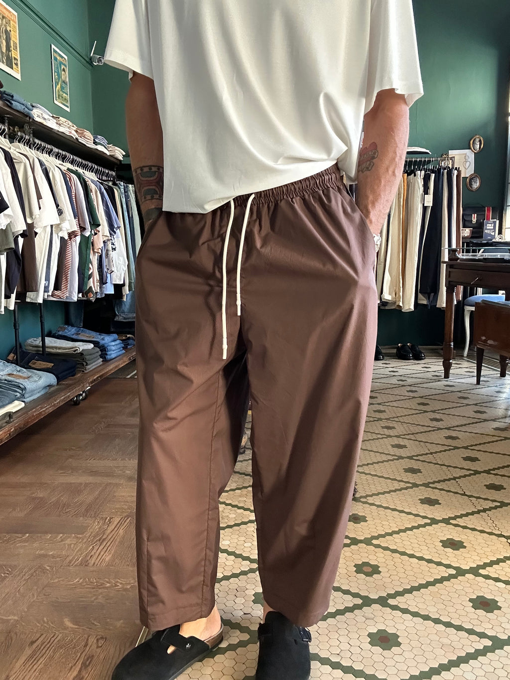 Pantalaccio oversize tela paracadute Made in Italy