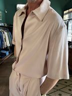 Silky oversized shirt
