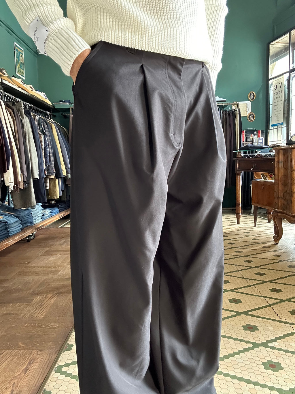 Pantalone over size made in Italy