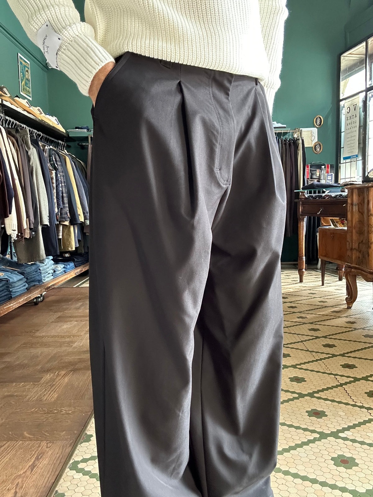 Pantalone over size made in Italy