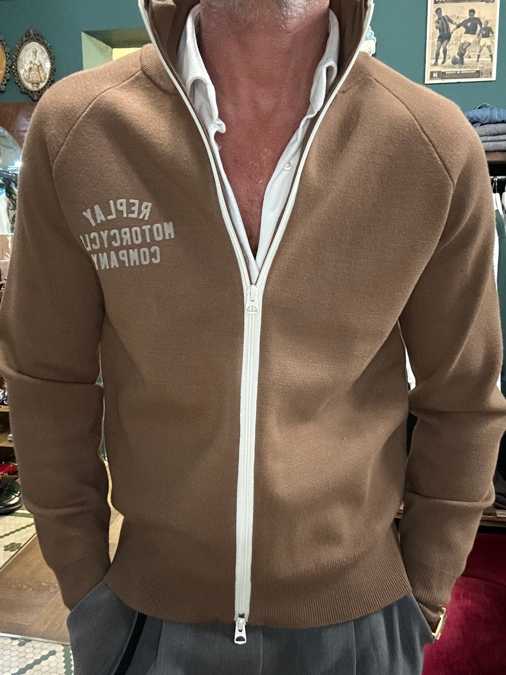 Brown Replay sweatshirt