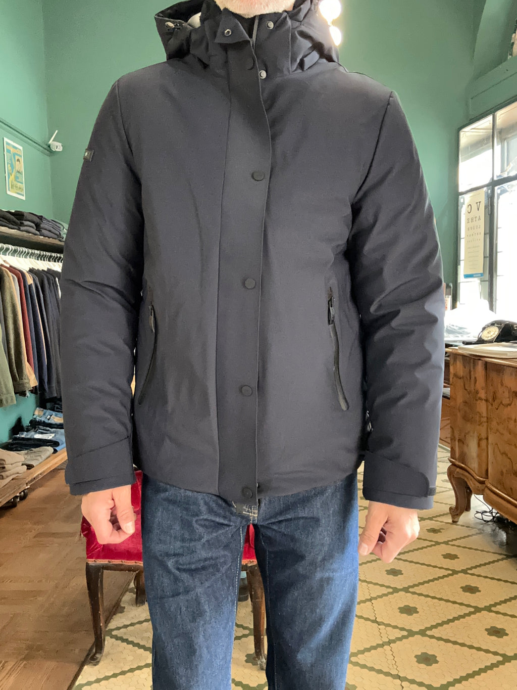 Wattierte Tech-Jacke „Copernicus“