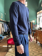 Maglioncino basico girocollo in cotone