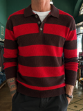 Polo rigata 3 bottoni