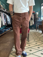 Pantalone Barra velluto rocciatore con pence