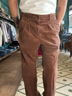 Pantalone Barra velluto rocciatore con pence
