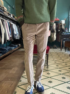 Pantalone Amos velluto a coste con pence