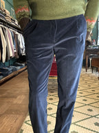 Pantalone Amos velluto a coste con pence