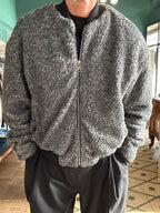 Bomber teddy misto lana made in Italy
