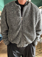 Bomber teddy misto lana made in Italy