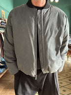 Giacca Bomber con collo in tessuto