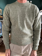 Maglione girocollo melange