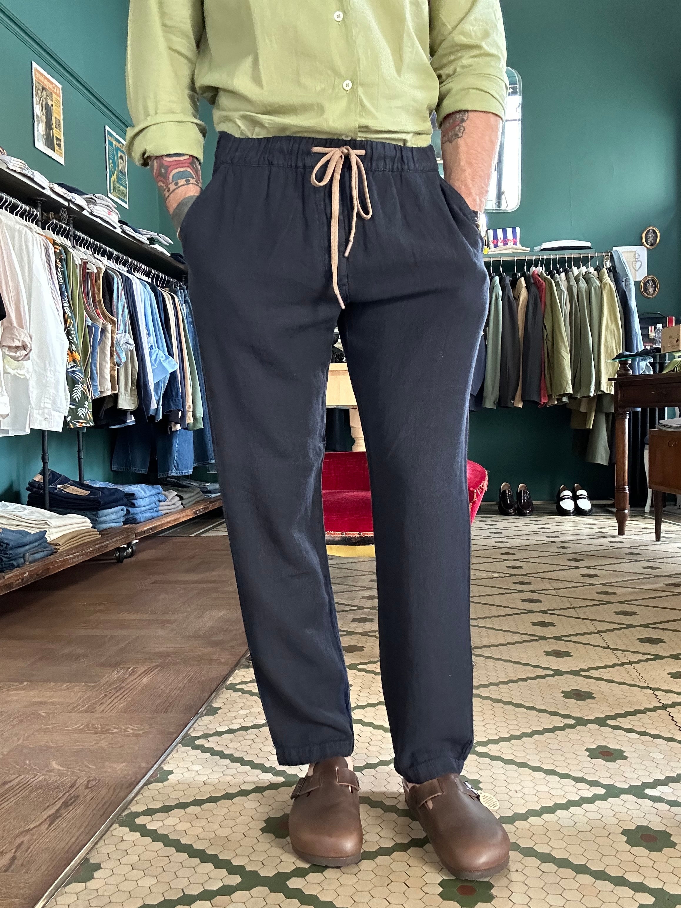 Pantalaccio 100% lino regular fit Made in Italy