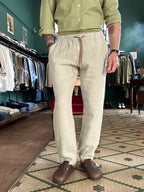 Pantalaccio 100% lino regular fit Made in Italy