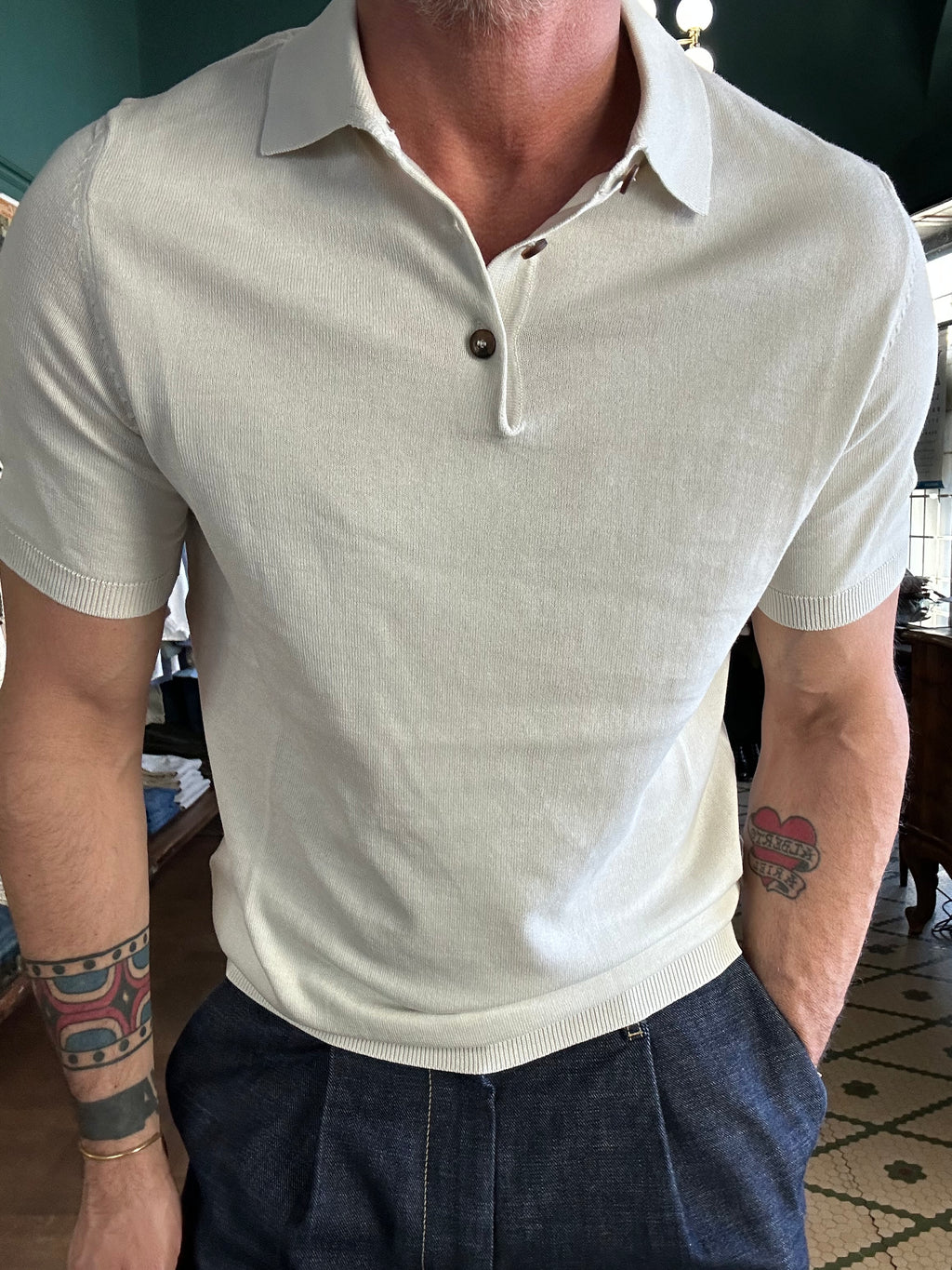 Polo 100% maglina di cotone made in italy