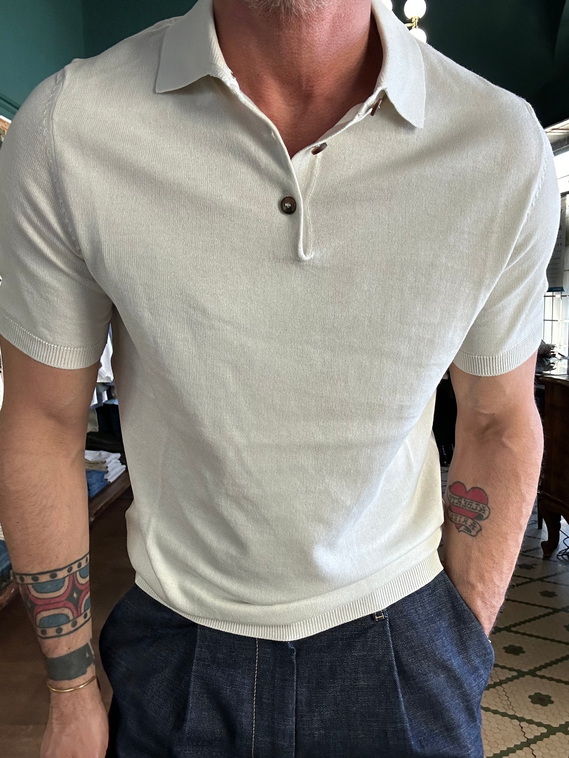 Polo 100% maglina di cotone made in italy