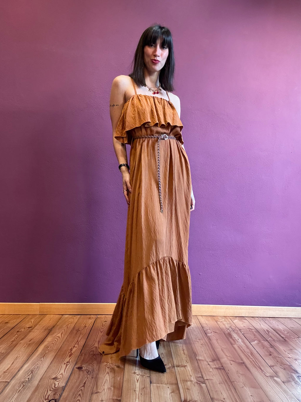 Mira dress with belt