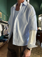 Camicia oversize crop