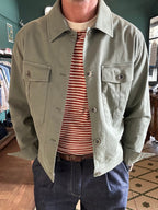 Camicia Casacca in cotone Made in Italy Dandy-abbigliamento