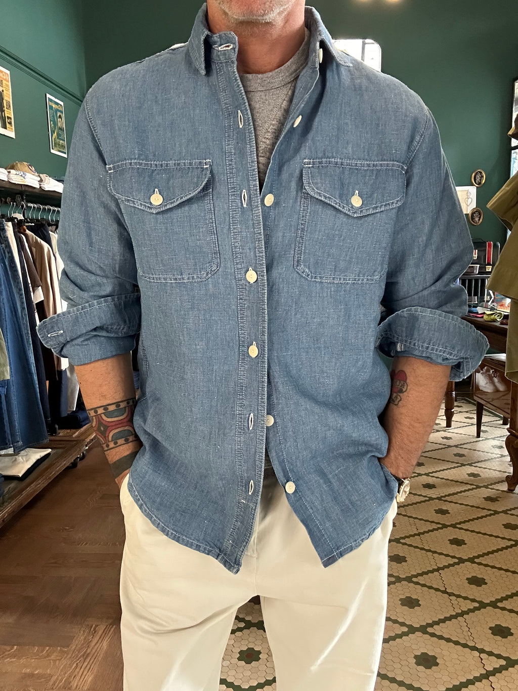 Camicia Chesapeak’s chambray