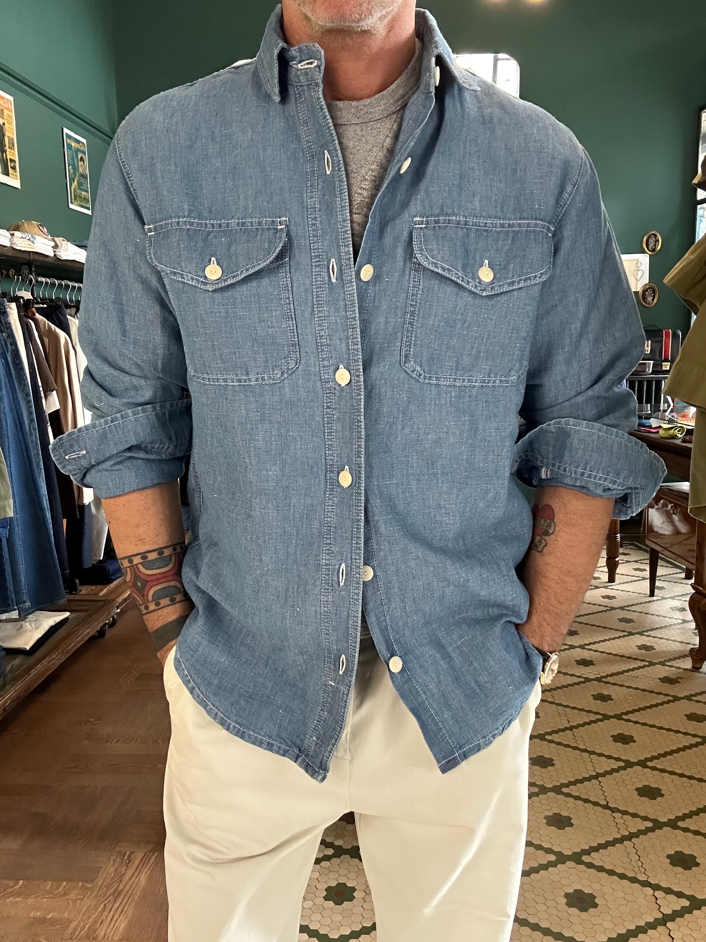 Camicia Chesapeak’s chambray