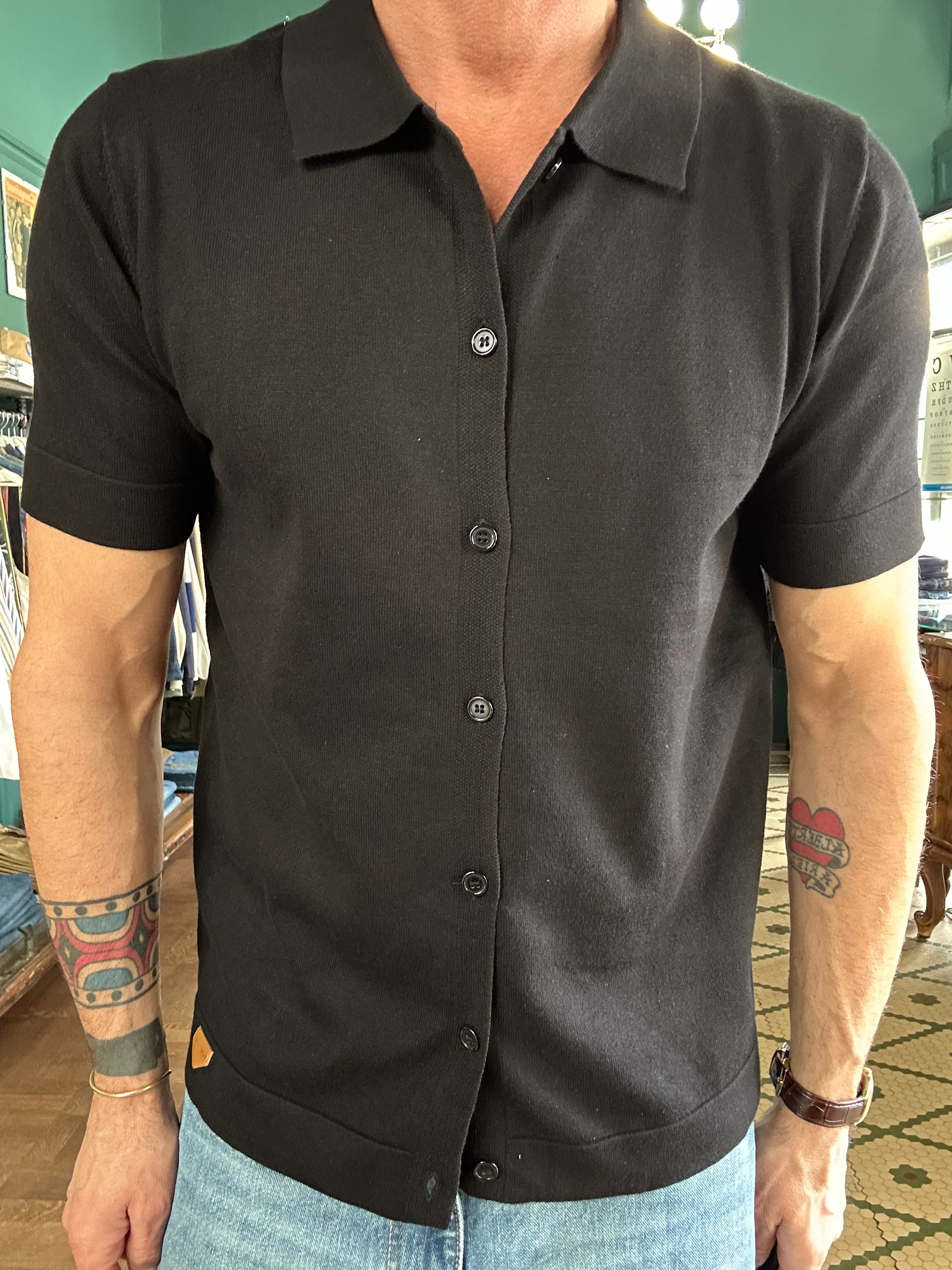 Camicia polo in maglina